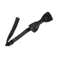 Dolce & Gabbana Black Silk Patterned Adjustable Neck Men Bow Tie