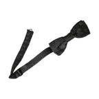 Dolce & Gabbana Black Silk Patterned Adjustable Neck Men Bow Tie