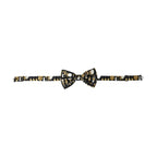 Dolce & Gabbana Black Silk Cocktail Adjustable Neck Men Bow Tie