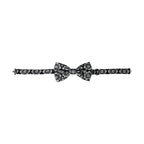 Dolce & Gabbana Black White Printed Adjustable Neck Men Bow Tie