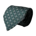Dolce & Gabbana Green Silk Branded Logo Adjustable Men Tie