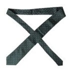 Dolce & Gabbana Green Silk Branded Logo Adjustable Men Tie