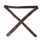 Dolce & Gabbana Bordeaux Printed 100% Silk Adjustable Men Tie