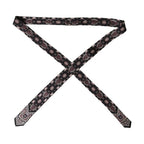 Dolce & Gabbana Black Printed 100% Silk Adjustable Men Tie