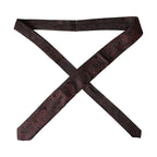 Dolce & Gabbana Bordeaux Patterned Silk Adjustable Men Tie