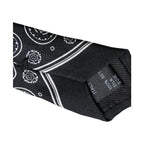 Dolce & Gabbana Black Patterned 100%Silk Adjustable Tie