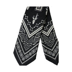 Dolce & Gabbana Black Patterned 100%Silk Adjustable Tie