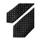 Dolce & Gabbana Black Jacquard Patterned Silk Adjustable Men Tie