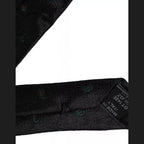 Dolce & Gabbana Black Fantasy 100% Silk Adjustable Men Tie
