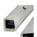 Dolce & Gabbana White Solid 100% Silk Adjustable Tie