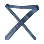 Dolce & Gabbana Blue Patterned 100% Silk Adjustable Men Tie