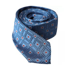 Dolce & Gabbana Blue Patterned 100% Silk Adjustable Men Tie