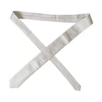 Dolce & Gabbana White Dotted Silk Classic Adjustable Men Tie
