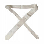 Dolce & Gabbana Off White Patterned Silk Classic Adjustable Tie