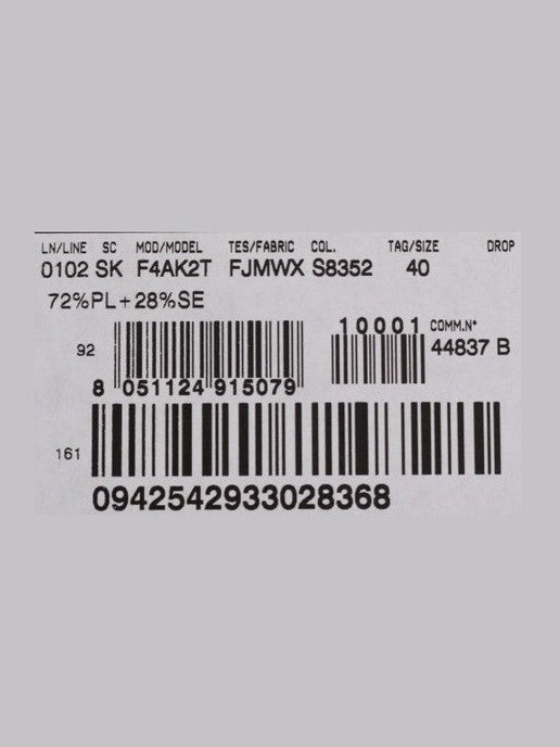 Dolce & Gabbana Multicolor Jacquard Straight Pencil Skirt