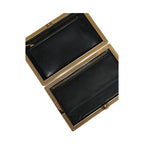 Dolce & Gabbana Multicolor Floral Gold Frame Clutch Evening Purse Bag