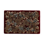 Dolce & Gabbana Red Velvet Gold Frame Clutch Evening Party Purse Bag