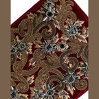 Dolce & Gabbana Red Velvet Gold Frame Clutch Evening Party Purse Bag