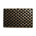 Gold Crystal Bifold Clutch Evening Party Women Purse Bag
