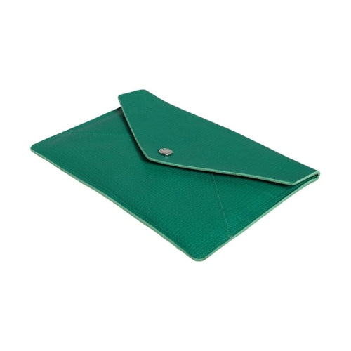 Dolce & Gabbana Green Leather Handbag Clutch Mini Purse Pouch Tablet Case
