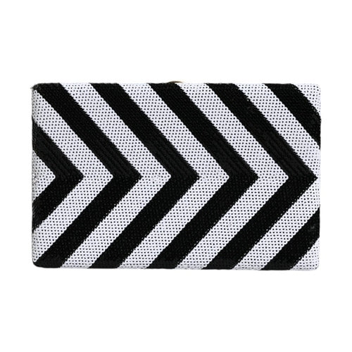 Dolce & Gabbana Black White Gold Frame Clutch Evening Party Purse Bag