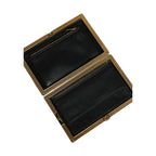 Dolce & Gabbana Black White Gold Frame Clutch Evening Party Purse Bag