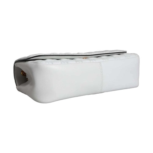 Versace White Mini Nappa Leather Crossbody Shoulder Bag