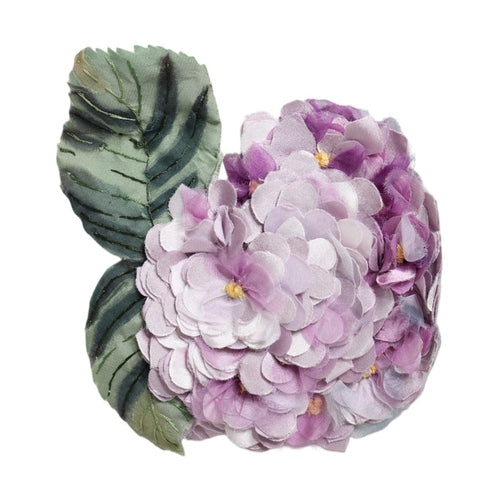 Dolce & Gabbana Multicolor Hydrangea Gold Brass Pin Brooch