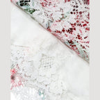 Dolce & Gabbana White Peony Lace Short Sleeves Blouse Top
