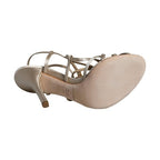 Dolce & Gabbana Beige Leather Stiletto Heels Sandals Shoes