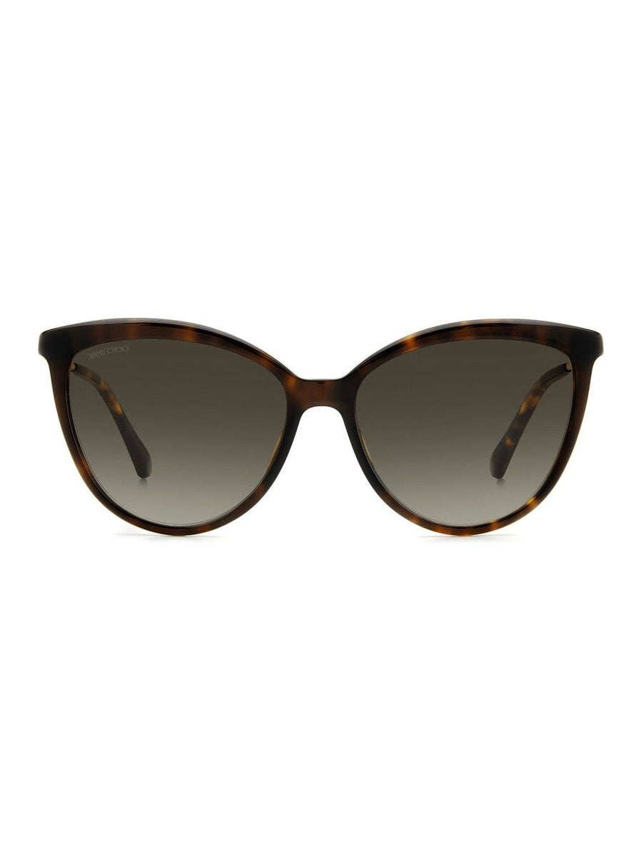 Jimmy Choo Brown Metal Sunglasses
