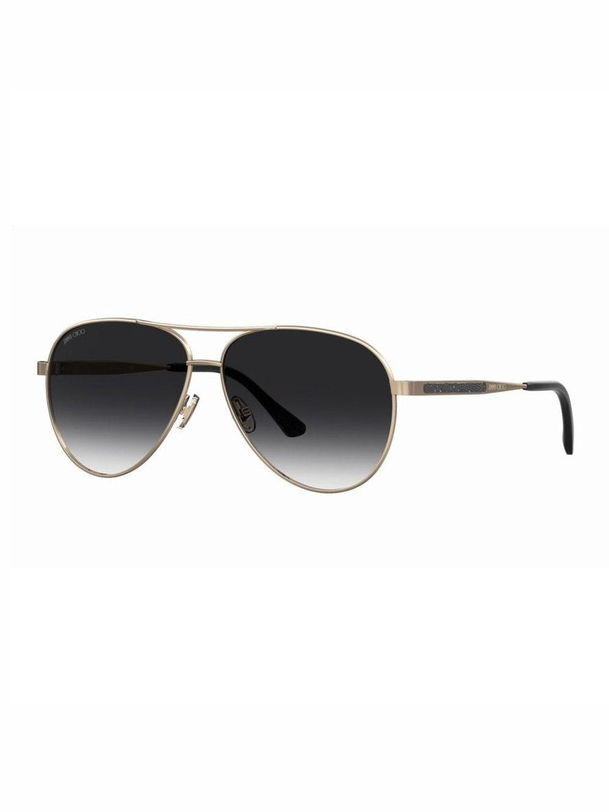 Jimmy Choo Gold Metal Sunglasses