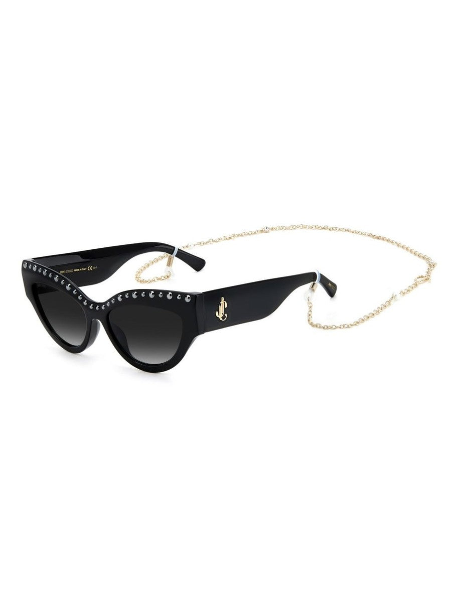 Jimmy Choo Black Acetate Sunglasses