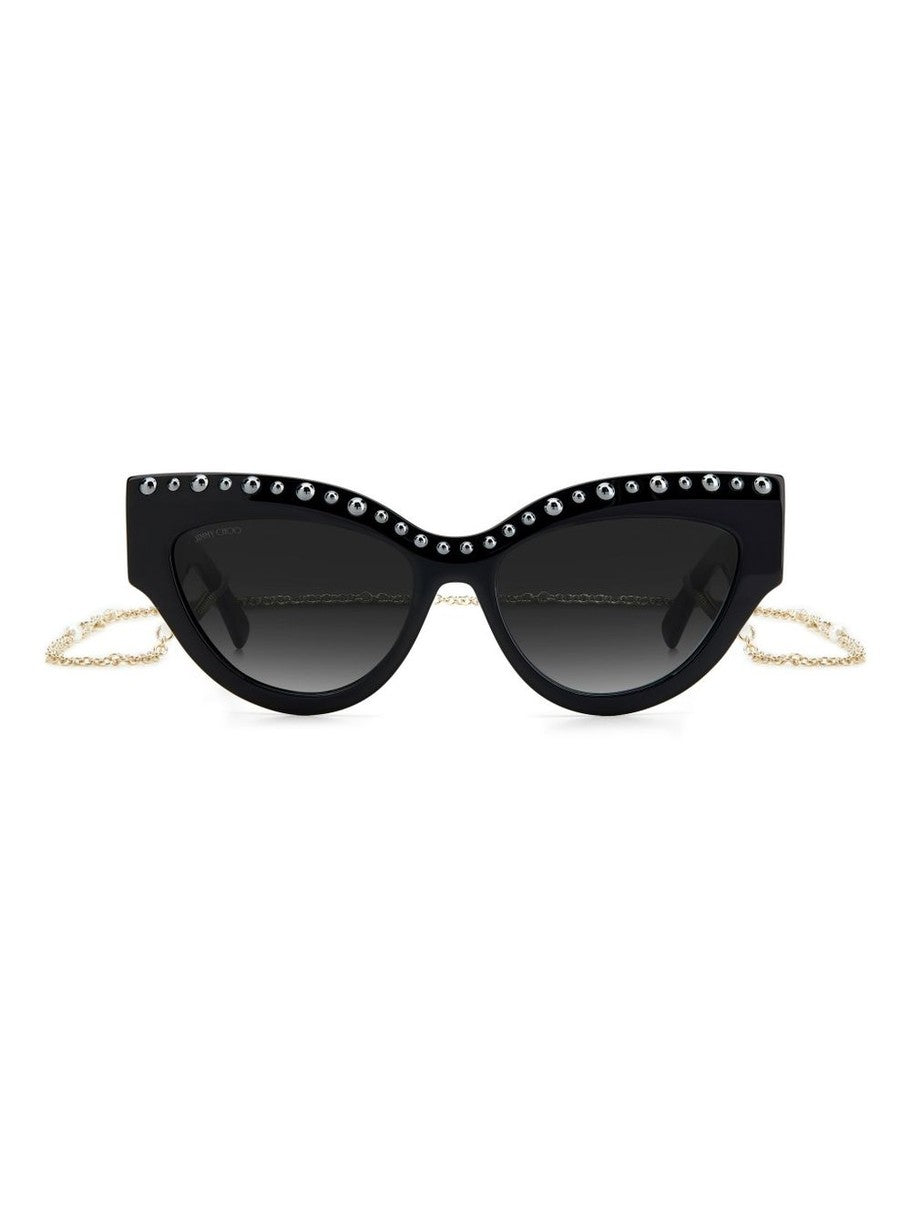 Jimmy Choo Black Acetate Sunglasses
