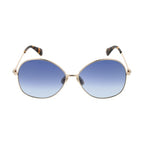 Max Mara Gold Metal Sunglasses