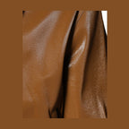 Dolce & Gabbana Brown Leather Full Zip Men Bomber Jacket