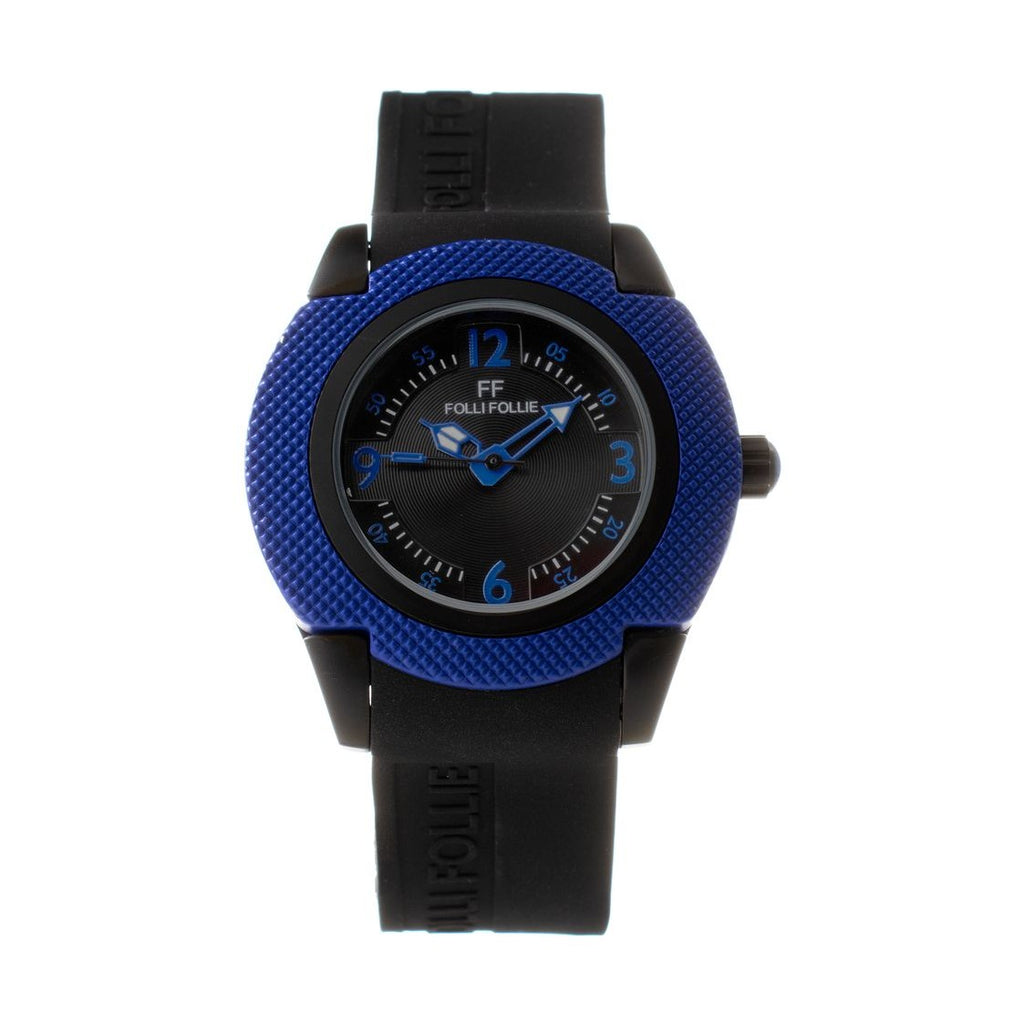 Folli Follie Black Synthetic Sport Watch