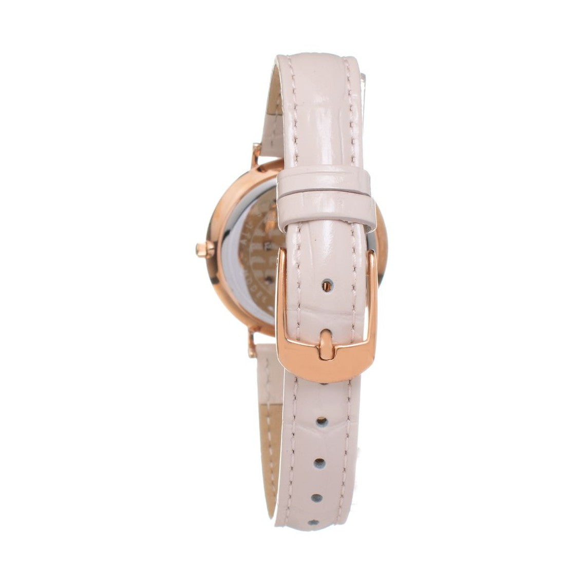 Folli Follie Beige Leather Dress Watch