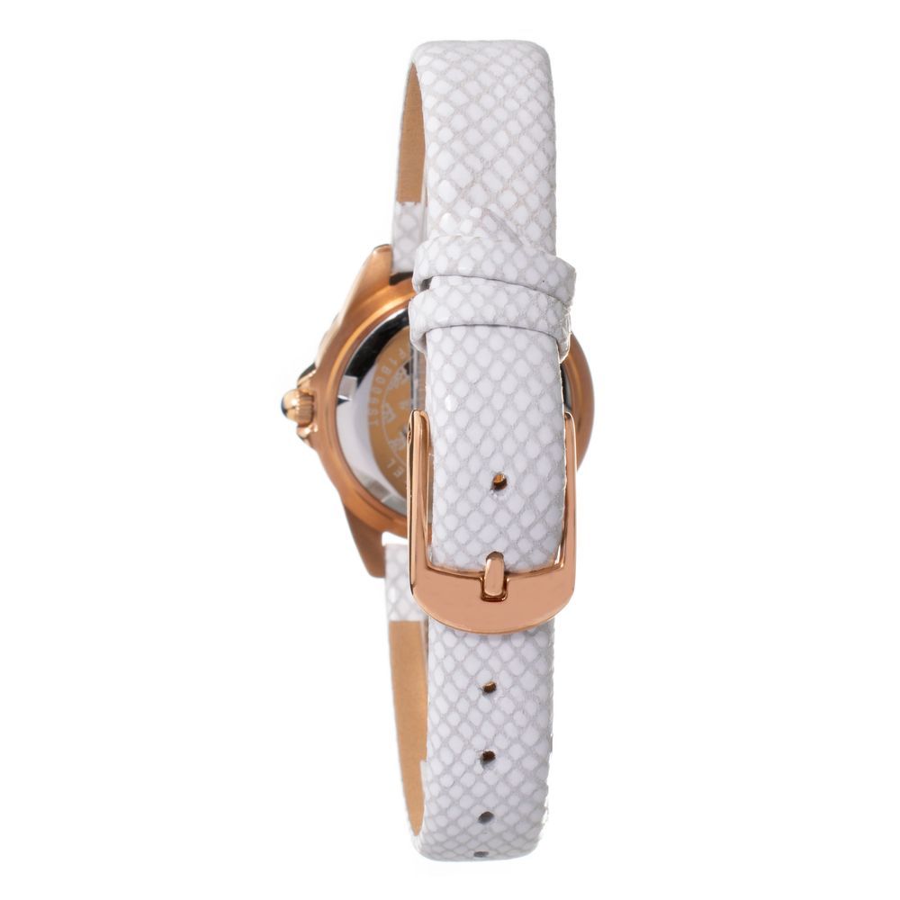 Folli Follie White Leather Dress Watch