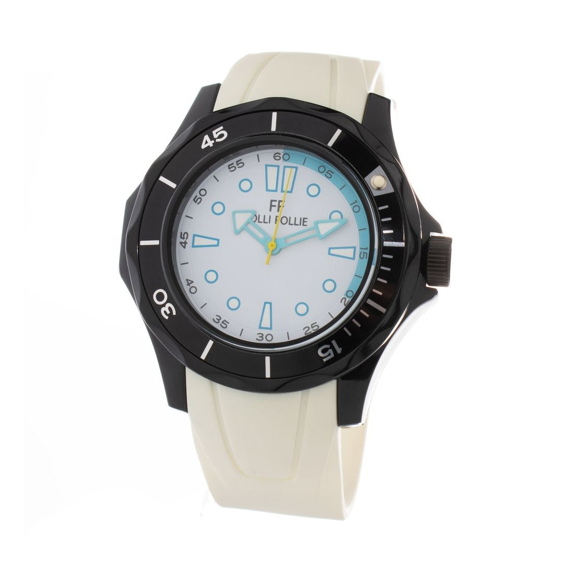 Folli Follie White Synthetic Sport Watch