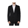 Black Wool Single Breasted Formal Blazer