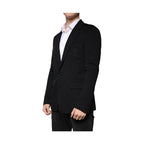Dolce & Gabbana Black Wool Single Breasted Formal Blazer