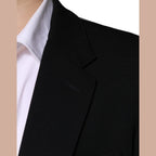 Dolce & Gabbana Black Wool Single Breasted Formal Blazer