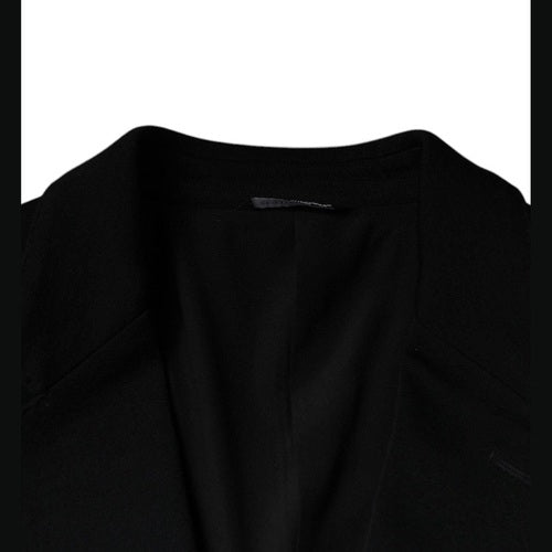 Dolce & Gabbana Black Wool Single Breasted Formal Blazer