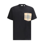 Burberry Black Cotton T-Shirt