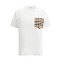 Burberry White Cotton T-Shirt