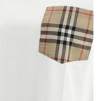 Burberry White Cotton T-Shirt