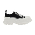 Alexander McQueen Black Cotton Chunky Sneakers