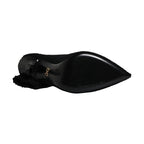 Dolce & Gabbana Black Stiletto Heels Mid Calf Boots Shoes