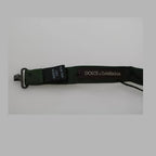 Dolce & Gabbana Green Dotted Silk Adjustable Neck Bow Tie